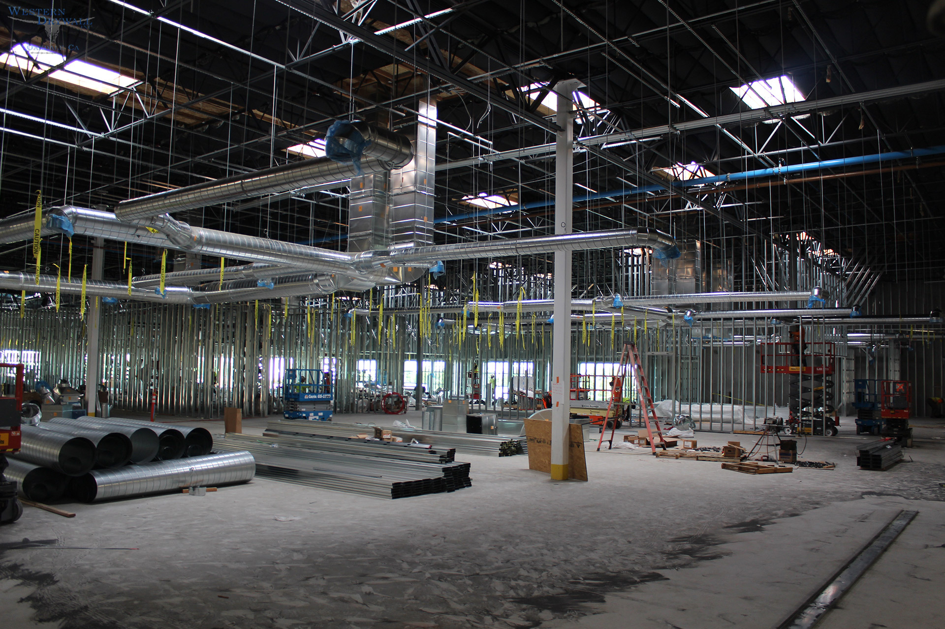 Exterior Interior Metal Stud Framing Western Drywall Inc Serving The Central Valley